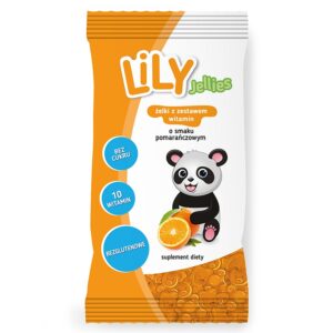 Apelsinimaitselised želeekommid vitamiinidega, LiLY , 30g