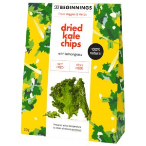 Lehtkapsa krõpsud sidrunheinaga, The Beginnings 30g