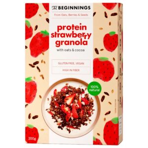 Maasika- proteiini granola,The Beginnings  200g
