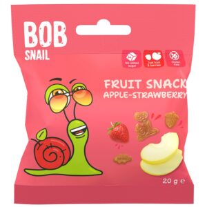 Õuna-maasika želeekommid, Bob Snail 20g