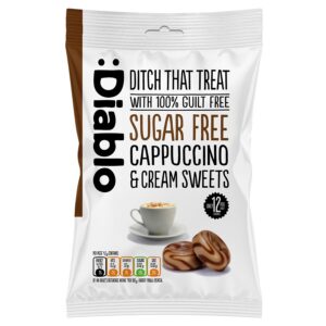 Suhkruvabad cappuccino kreemikommid Diablo, 75g