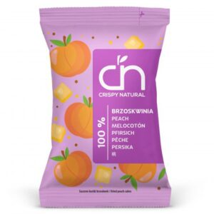 Krõbedad naturaalsed kuivatatud virsikukrõpsud, 10g