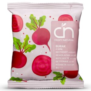 Krõbedad naturaalsed peedikrõpsud meresoolaga, 18 g