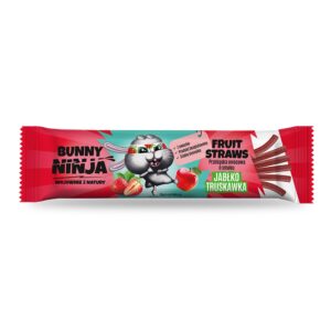 Bunny Ninja puuviljakõrred õuna-maasika, 16 g