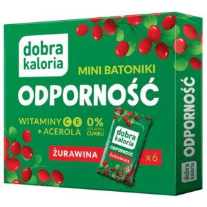 Jõhvikamaitselised minibatoonid vitamiinidega, Dobra Kaloria, 102g