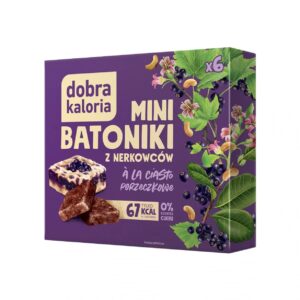 Mini india pähklibatoonid - sõstrakook, Dobra Kaloria, 108g ( 6 tk.)