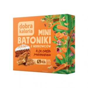 Mini india pähklibatoonid - porgandikook, Dobra Kaloria, 102g ( 6 tk.)