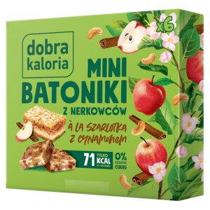 Mini india pähklibatoonid - õunakook, Dobra Kaloria 102g ( 6 tk.)
