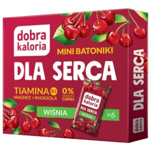 Kirsimaitselised minibatoonid ,Dobra Kaloria, 102g( 6tk.)