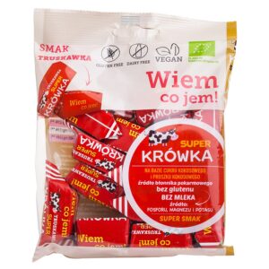Piimavabad vegan maasikafudged, Super Krówka, BIO 150g