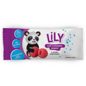 Vaarikamaitseline vitamiinipulgakomm, LILY 8g