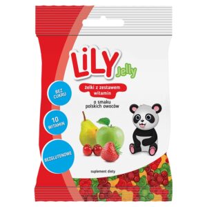 Želeekommid vitamiinidega -puuvilja maitsete segu, LILY 80g