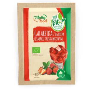 Maasikatarretis agar-agariga, Vitally Food Bio 38g