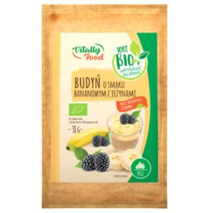 Banaanimaitseline puding murakatega, ilma lisatud suhkruta, Vitally Food BIO, 38g