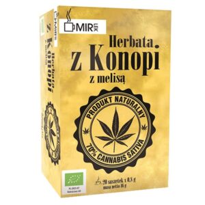 Kanepitee sidrunmelissiga Mir-lek BIO, 16g (20x0.8g)