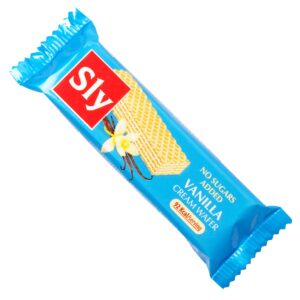 Suhkruvaba vahvel vaniljekreemiga, Sly Nutritia 20 g