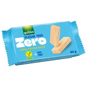 Suhkruvabad vaniljemaitselised vahvlid, Gullón 60g