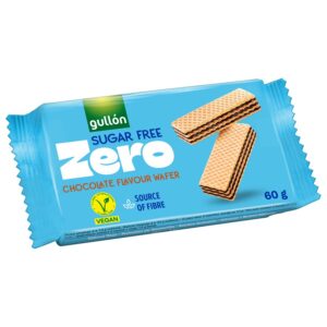 Suhkruvabad šokolaadimaitselised vahvlid, Gullón 60g