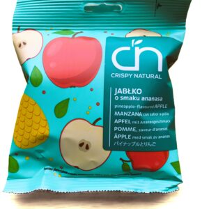 Krõbedad naturaalsed õunakrõpsud ananassimahlaga 18g
