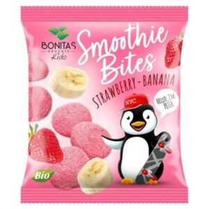 Külmkuivatatud maasika-banaani suupiste , BIO Bonitas Organic Kids, 10g